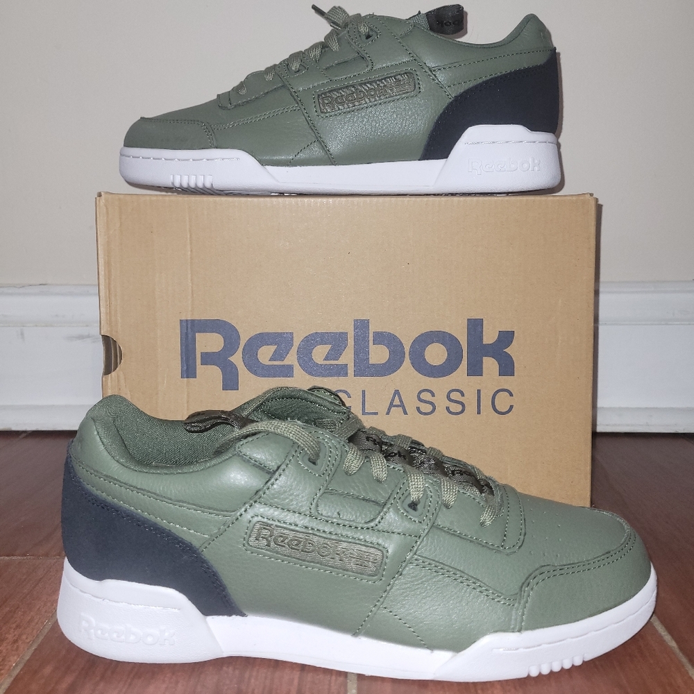 Reebok Workout Plus IT - Hunter Green/Black/White Retro - Mens 9 NWB